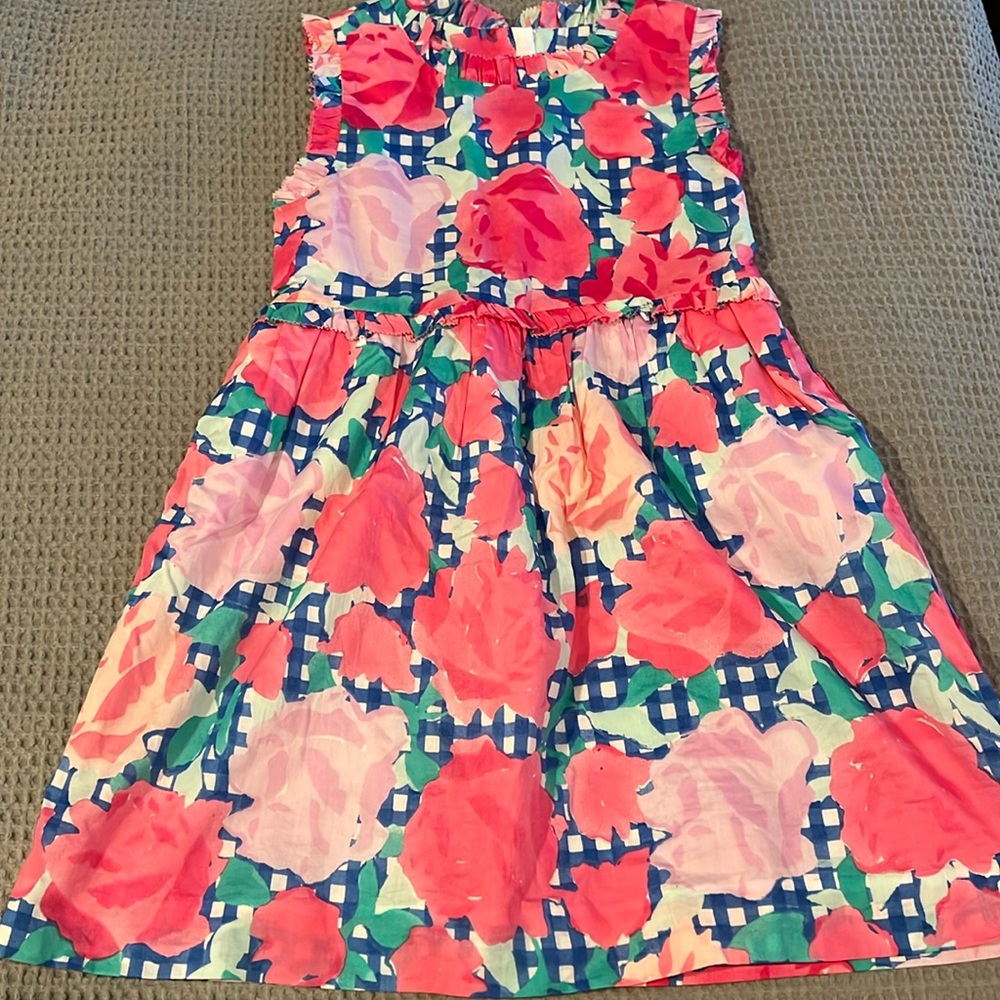 Vineyard Vines girls Kentucky Derby Size 7 Floral dress